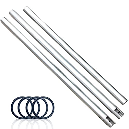 118/3m Stainless Metal Tube Crossbar for Studio Backdrop Wall Mount System - Holder Pole